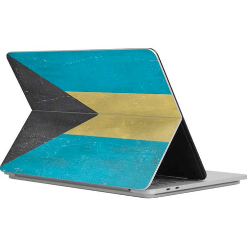 Bahamas Flag Distressed Surface Laptop Studio Skin
